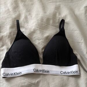 Calvin Klein Black Triangle Bralette